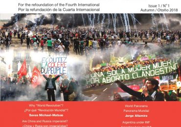 Πρώτο τεύχος της επιθεώρησης World Revolutiion (κατεβάστε εδώ)