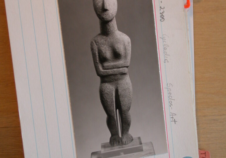 Αντικείμενο λαθρανασκαφής και παράνομης διακίνησης το ειδώλιο Ν. 29 της λεγόμενης «Συλλογής Στερν»