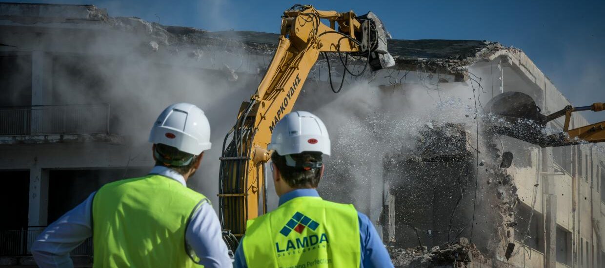 Τρεις εργάτες τραυματίες στο εργοτάξιο της Lamda Development στο Ελληνικό